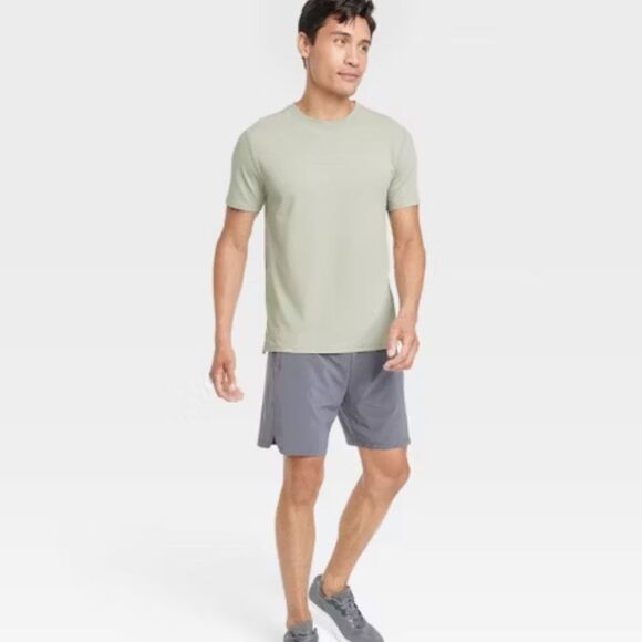 NWT Goodfellow Size XL Standard Fit Pastel Sage Crewneck Short Sleeve Tee - Picture 5 of 7